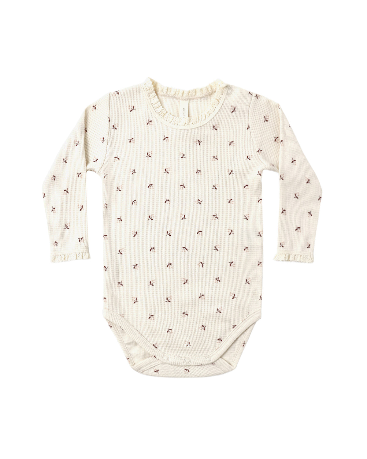WAFFLE LONG SLEEVE BODYSUIT FALL DITSY