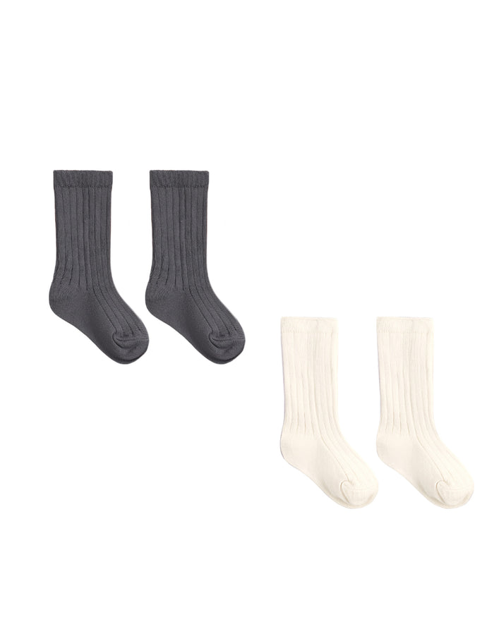 SOCKS SET MIDNIGHT, IVORY
