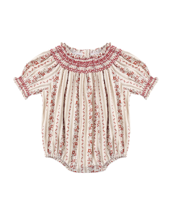 ADA ROMPER FLORAL STRIPE