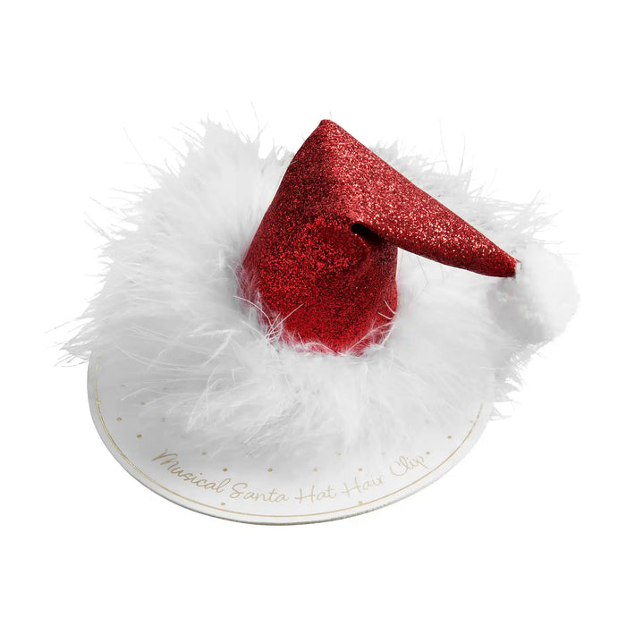 Glitter Santa Musical Hat