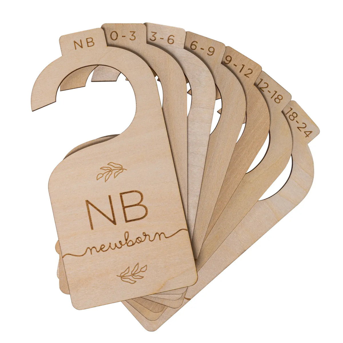 Wooden Closet Dividers- Leafs (NB-18/24M