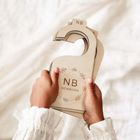 Wooden Baby Hanging Closet Dividers- Floral