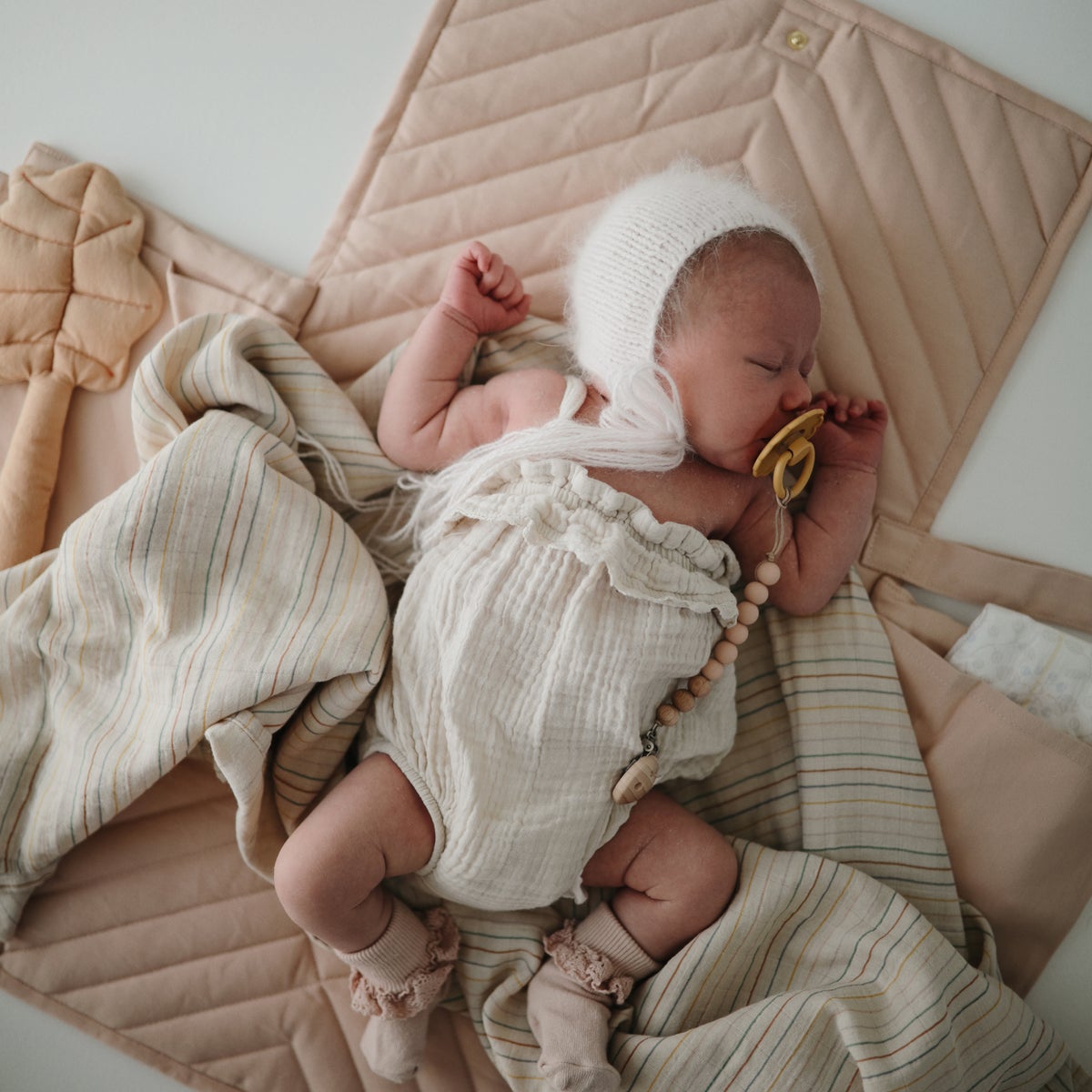 Portable Changing Pad- Blush