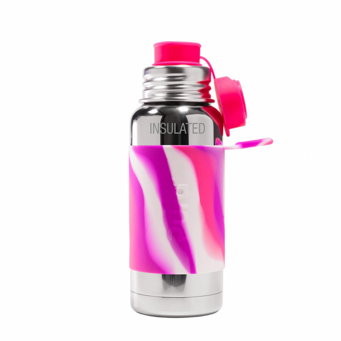 16oz Big Mouth Sport Bottle (Insulated)- Pink Swirl