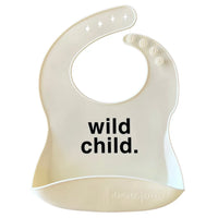 Silicone Bib - Wild Child (Cream)