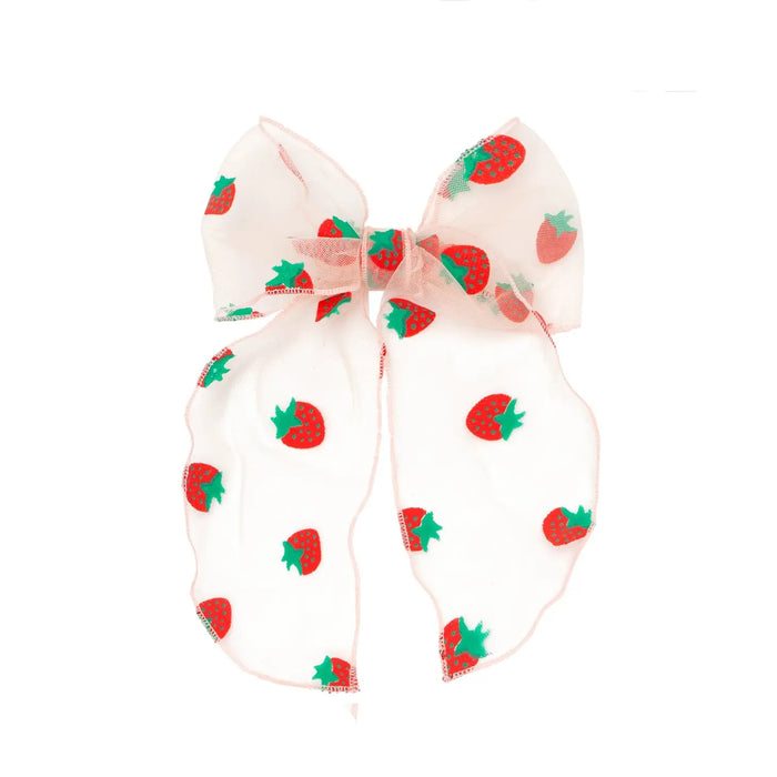 Big Belle Clip: Strawberry / Blush Pink