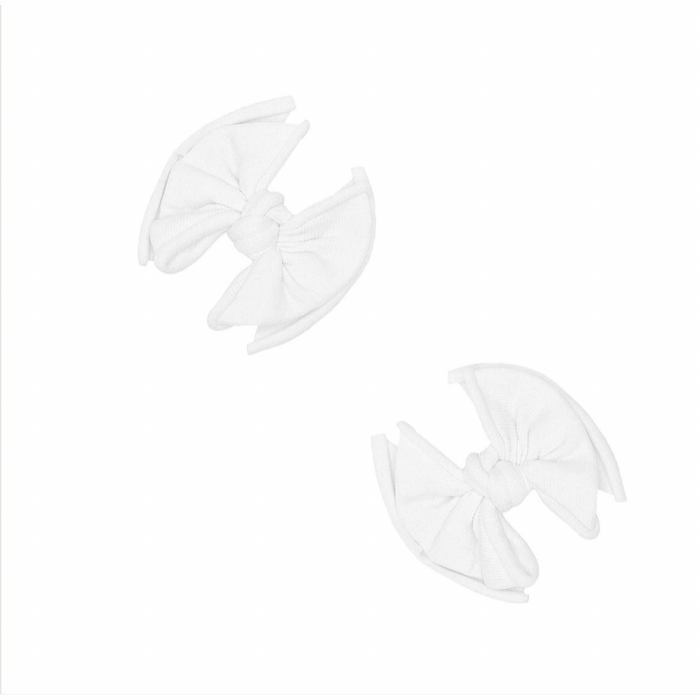 2PK Baby FAB Clips: White