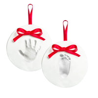 Babyprints Hanging Keepsake Ornament, Set of 2