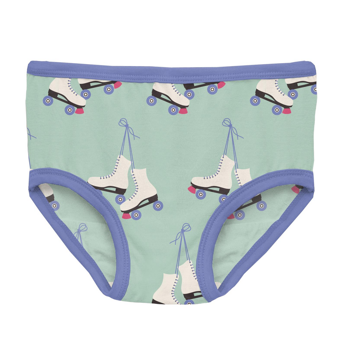 Girl's Underwear- Pistachio Roller Skates