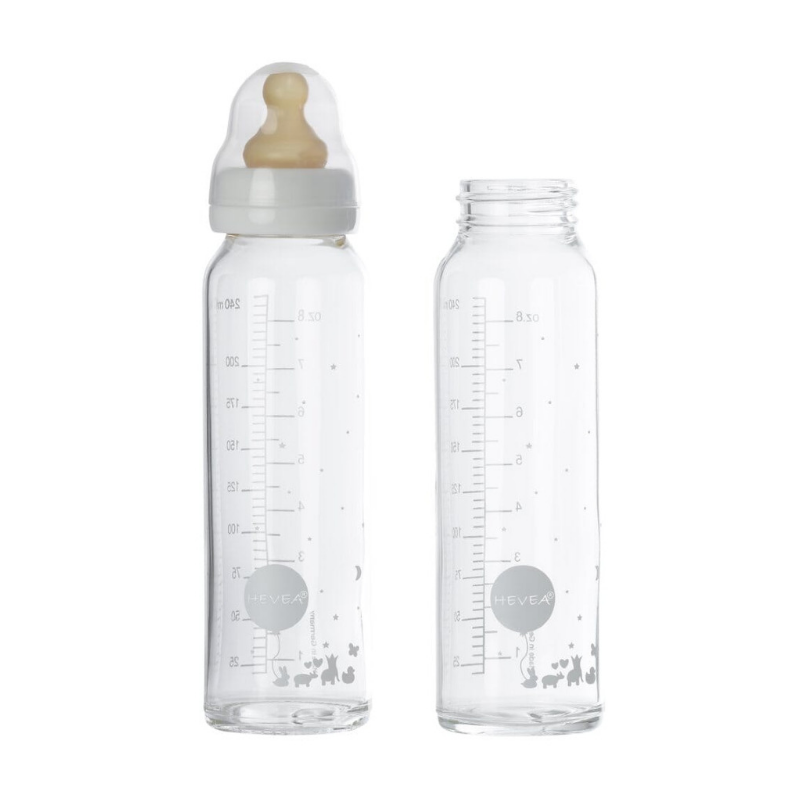 2pack Large Baby Glass Bottles