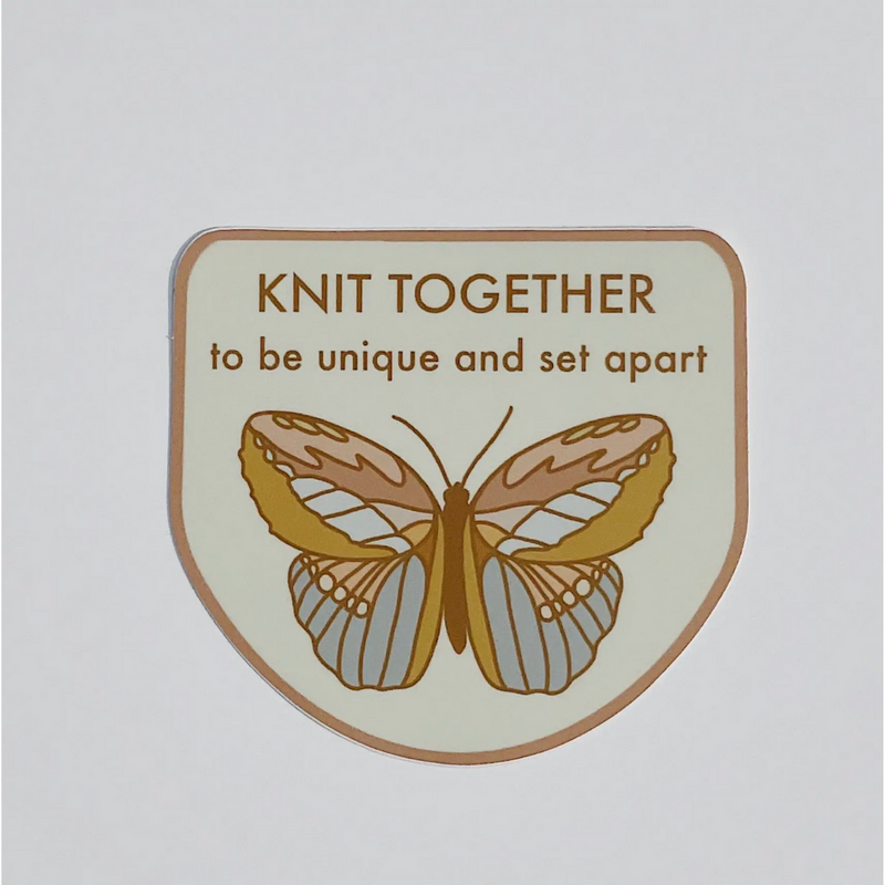 "Knit Together" Sticker