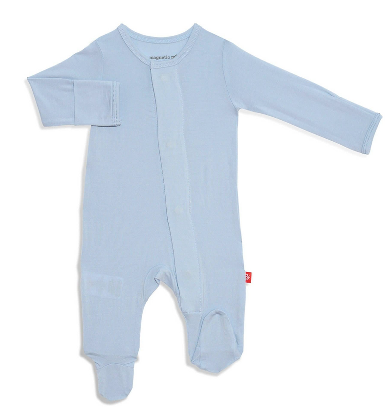 Baby Blue Modal Magnetic Footie