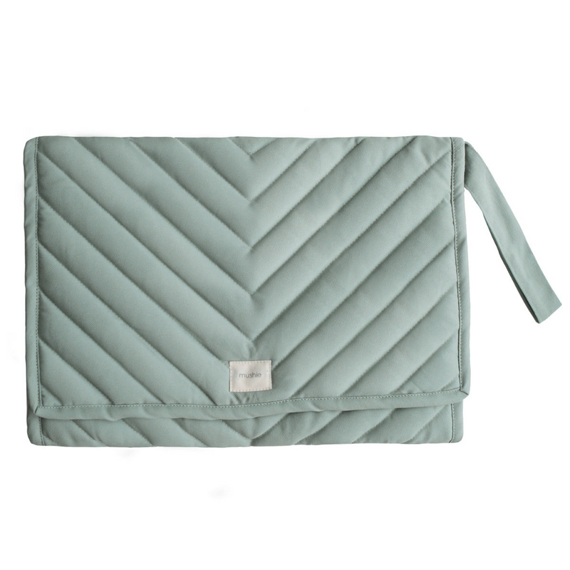 Portable Changing Pad- Roman Green