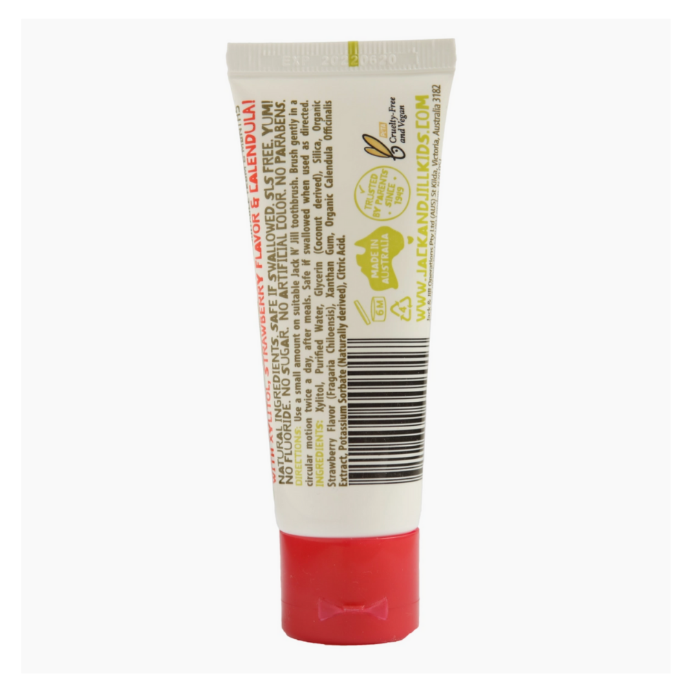 Natural Calendula Toothpaste - Strawberry