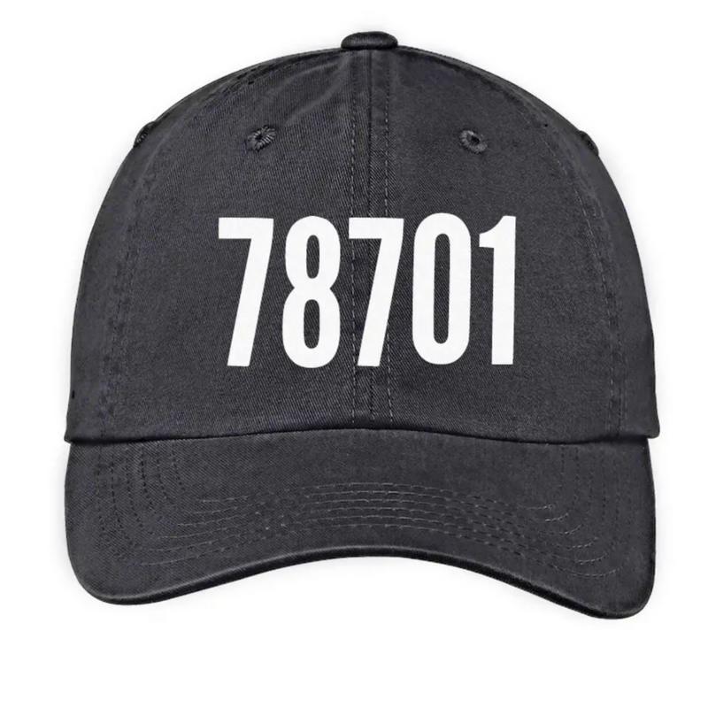"806" Baseball Cap- Black