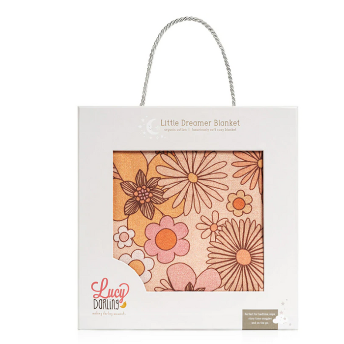 Little Dreamer Organic Baby Blanket - Flower Child