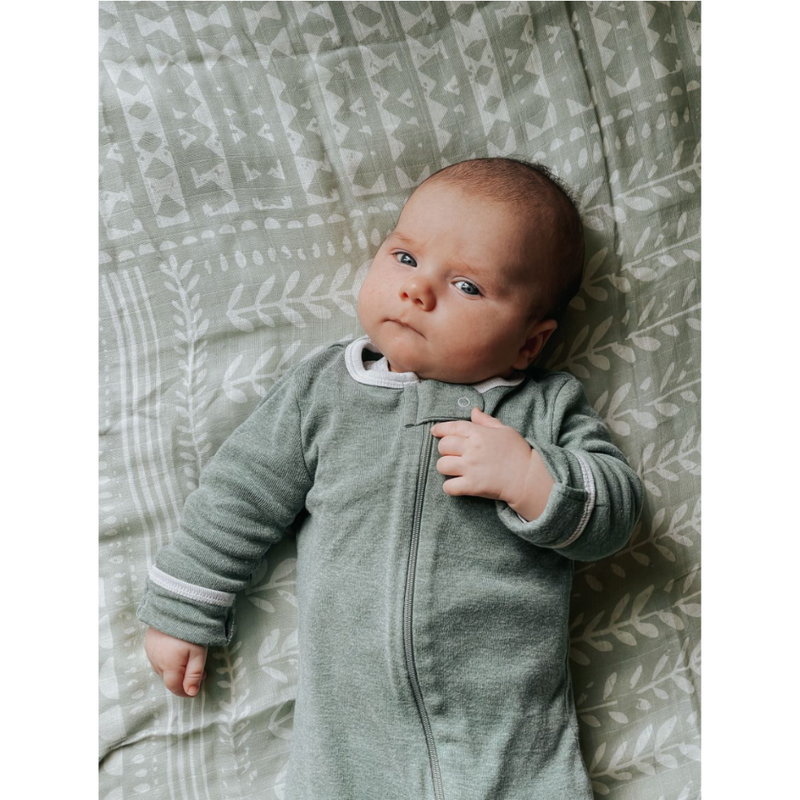 Green sales muslin swaddle