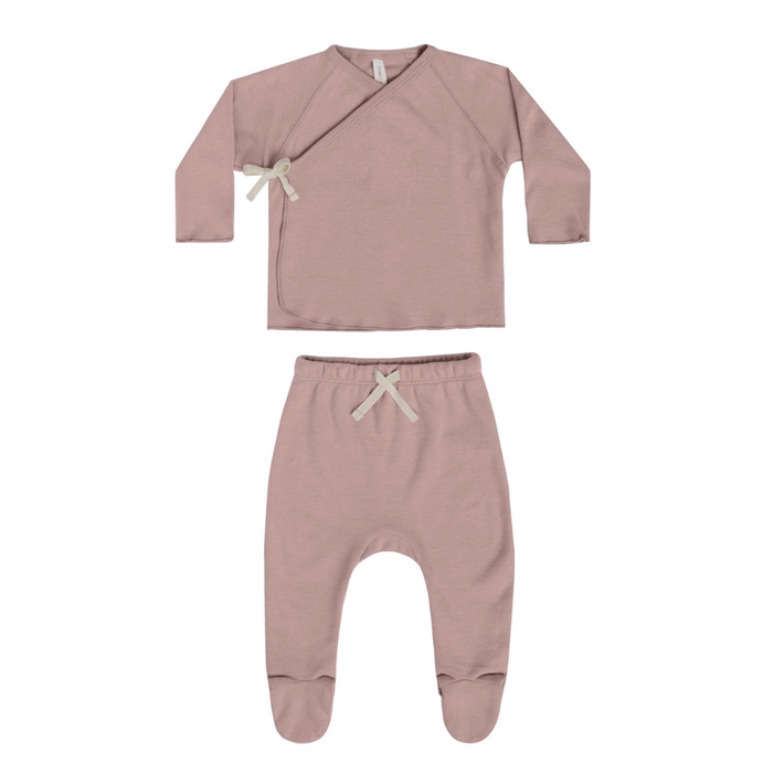 Wrap Top + Pant Set | Lilac