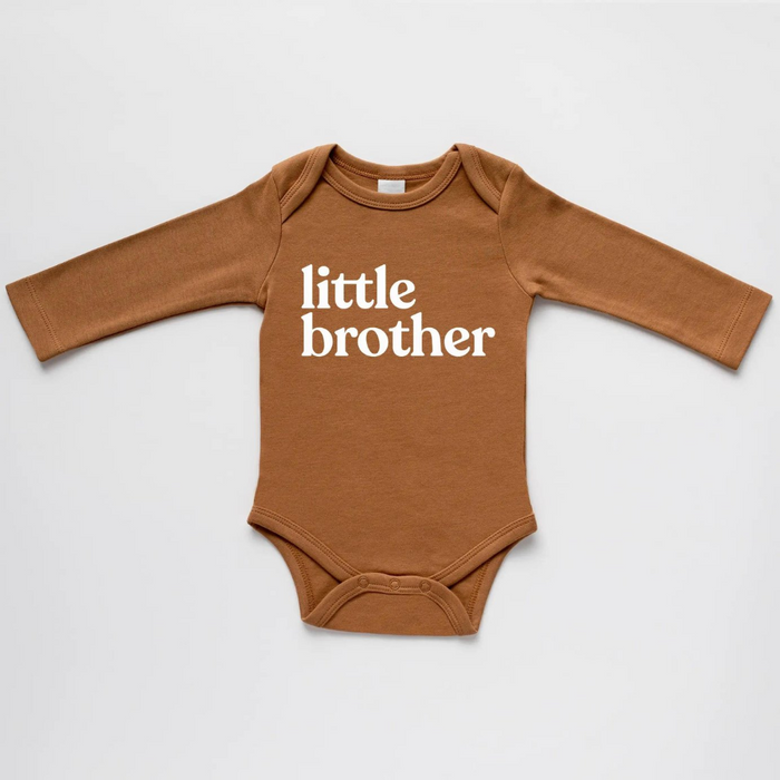 Organic Long Sleeve Bodysuit- Little Brother