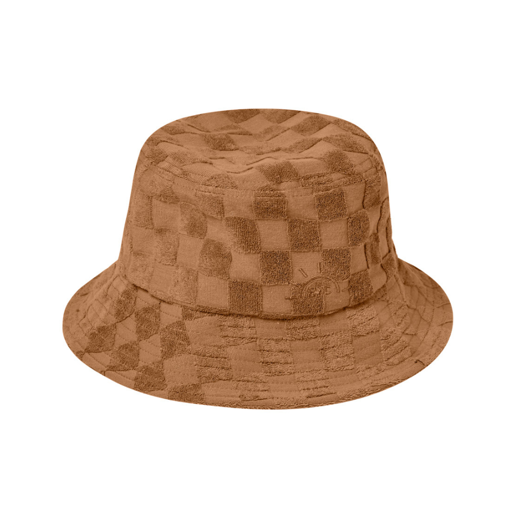 Terry Bucket Hat || Camel Check