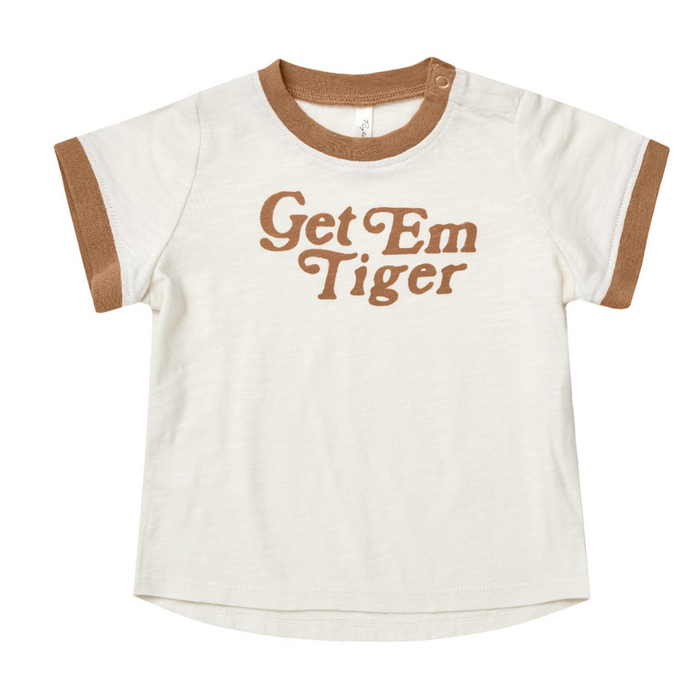 Ringer Tee || Get Em' Tiger (3/6M)