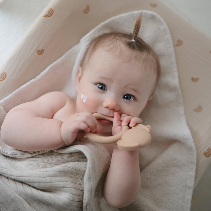 Muslin Changing Pad Cover- Rainbows