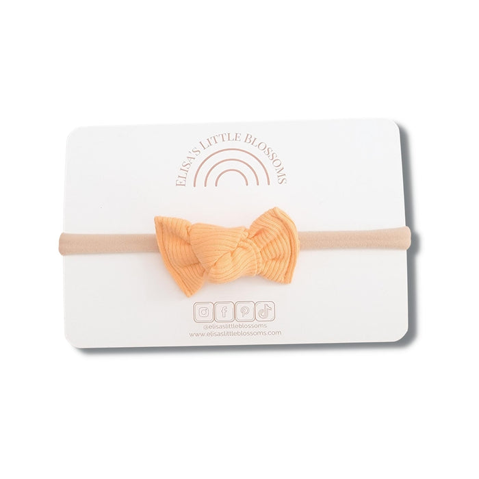 Knot Bow - Mango Ribbed