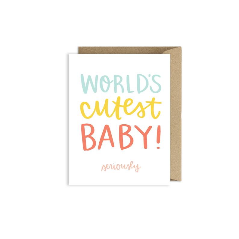 World's Cutest Baby - New Parents New Baby Card