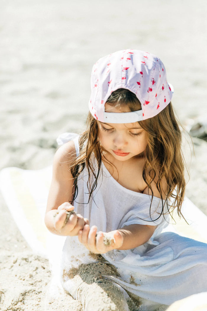 Snapback Hat- Flamingo