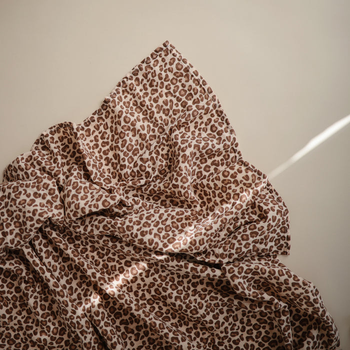 Muslin Swaddle Blanket- Leopard
